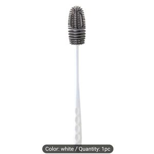 New Long Cup Cleaning Brush - White